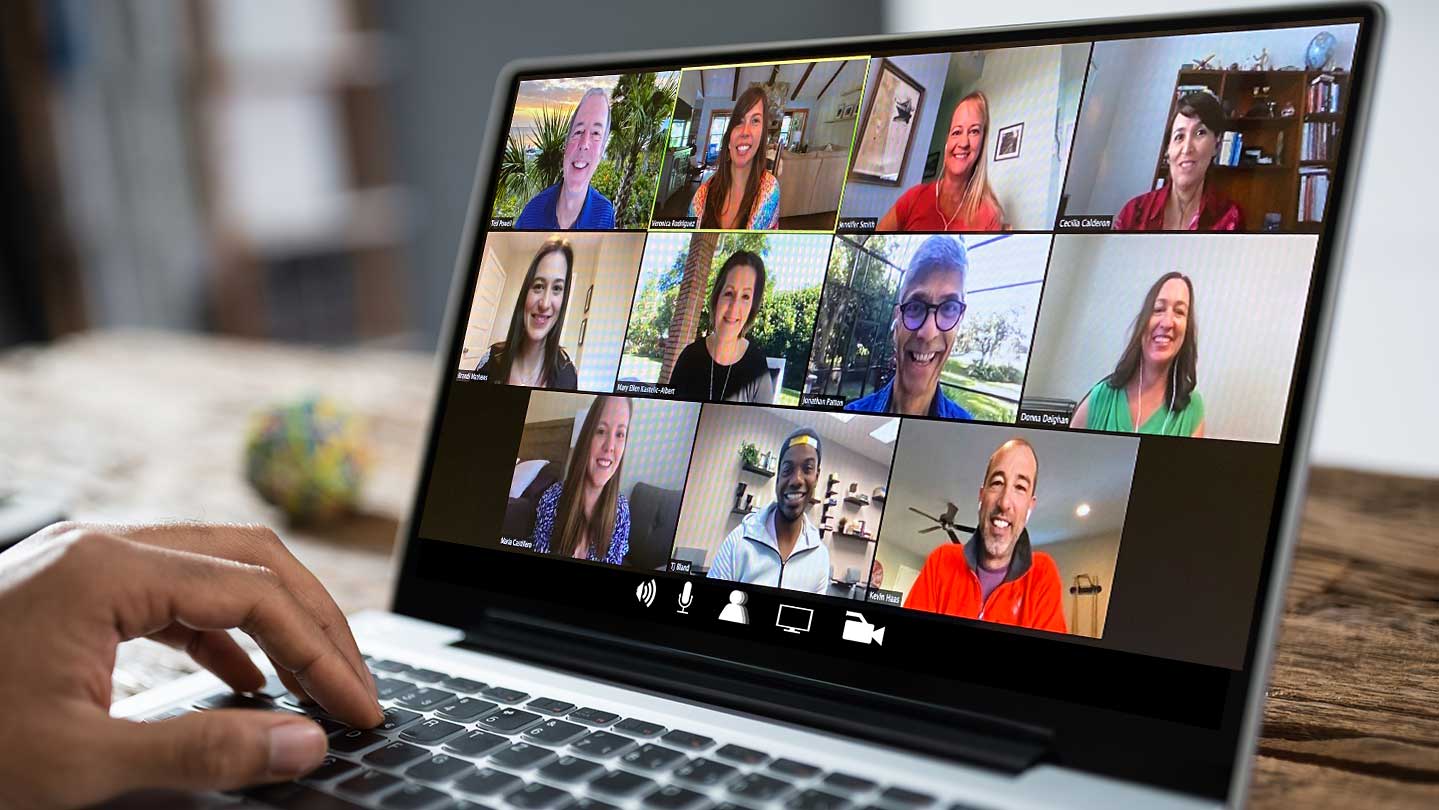 SAN team in Zoom meeting
