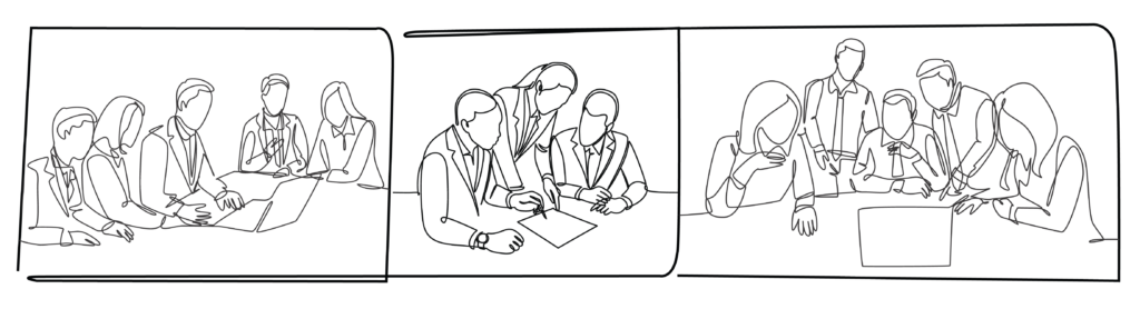 Team taking responsibility